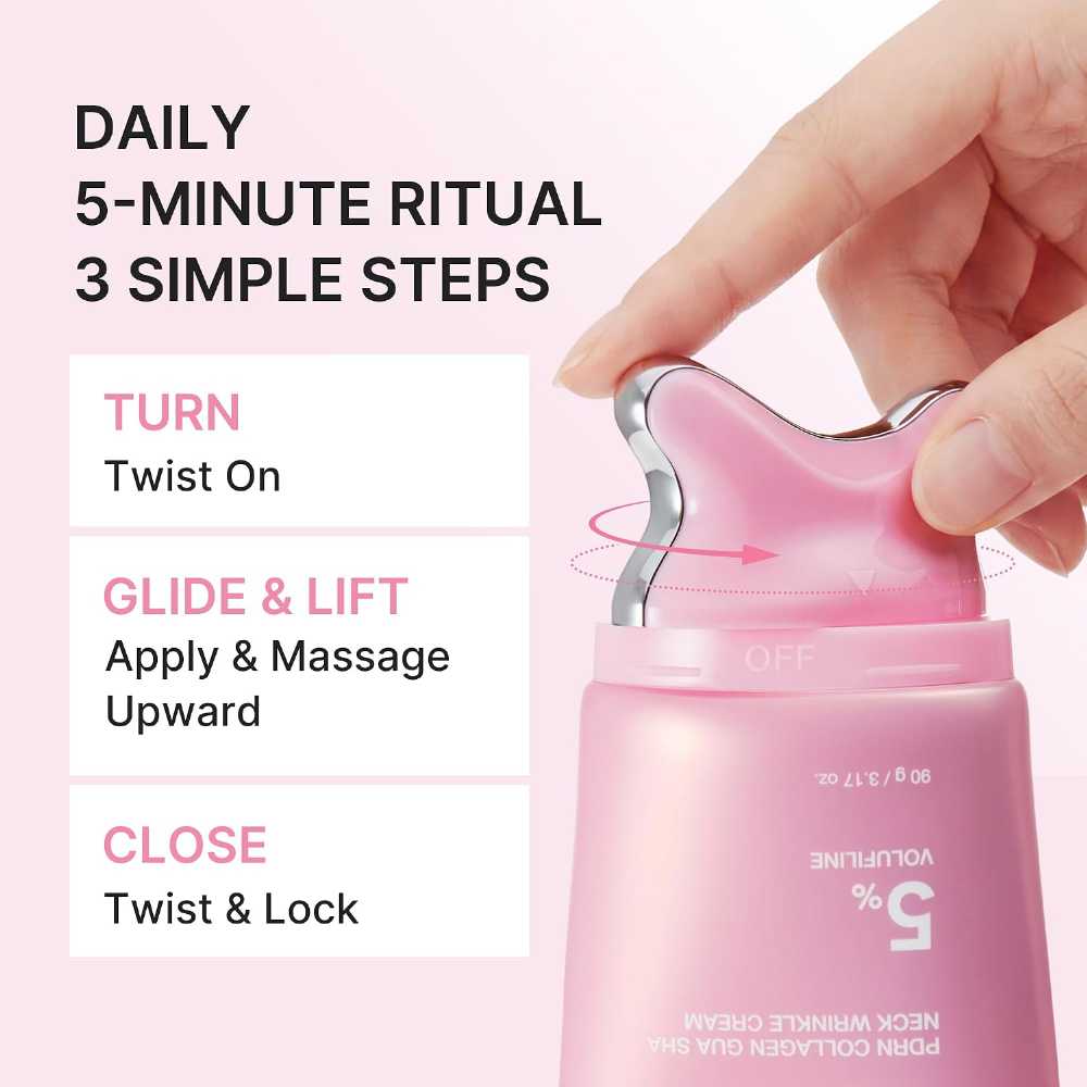 Medicube Neck Wrinkle Cream – Firming Gua Sha Applicator Cream