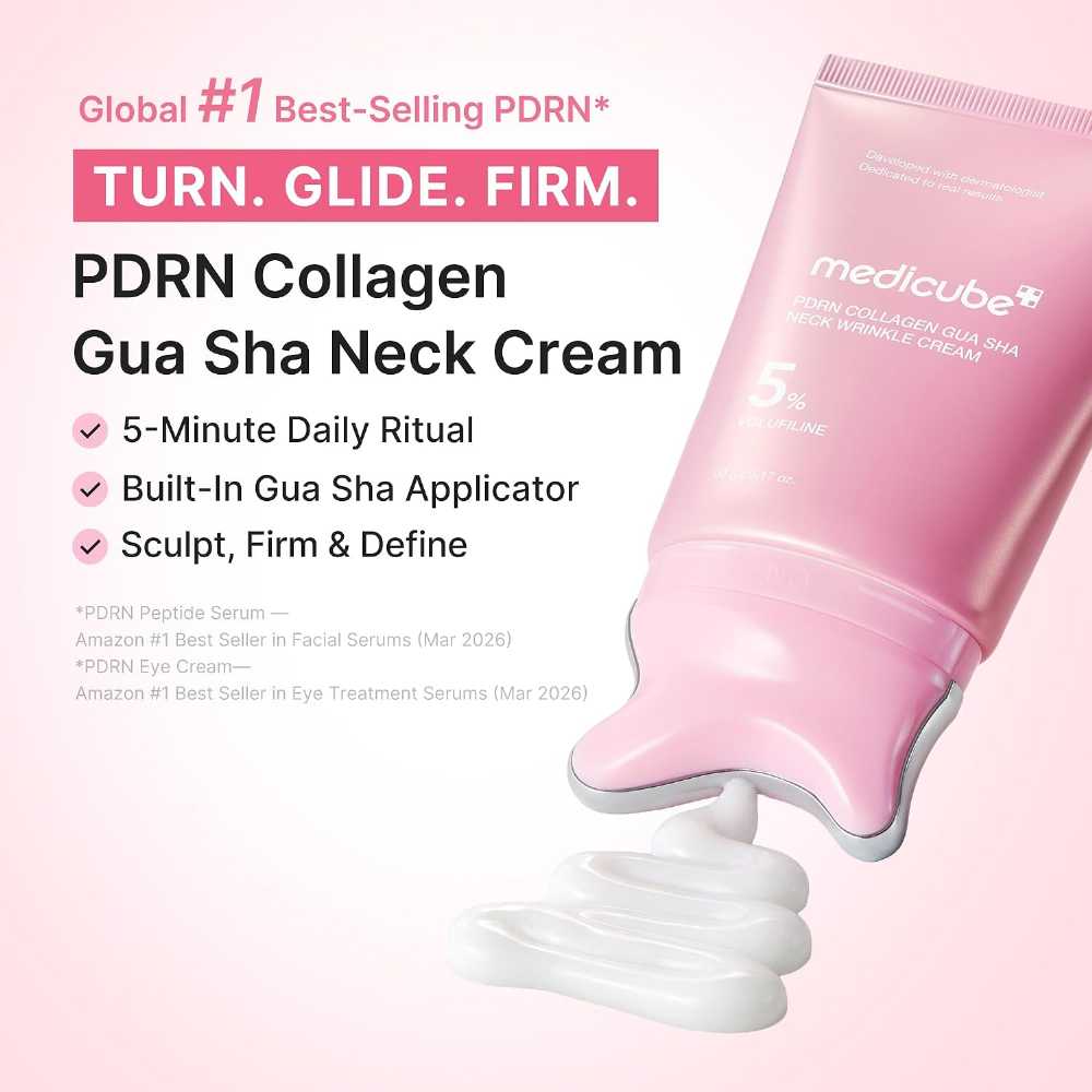 Medicube Neck Wrinkle Cream – Firming Gua Sha Applicator Cream