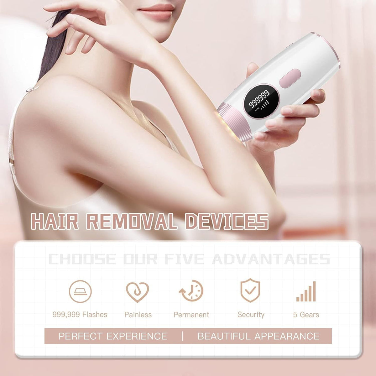 IPL Laser Hair Removal Device – For Women & Men