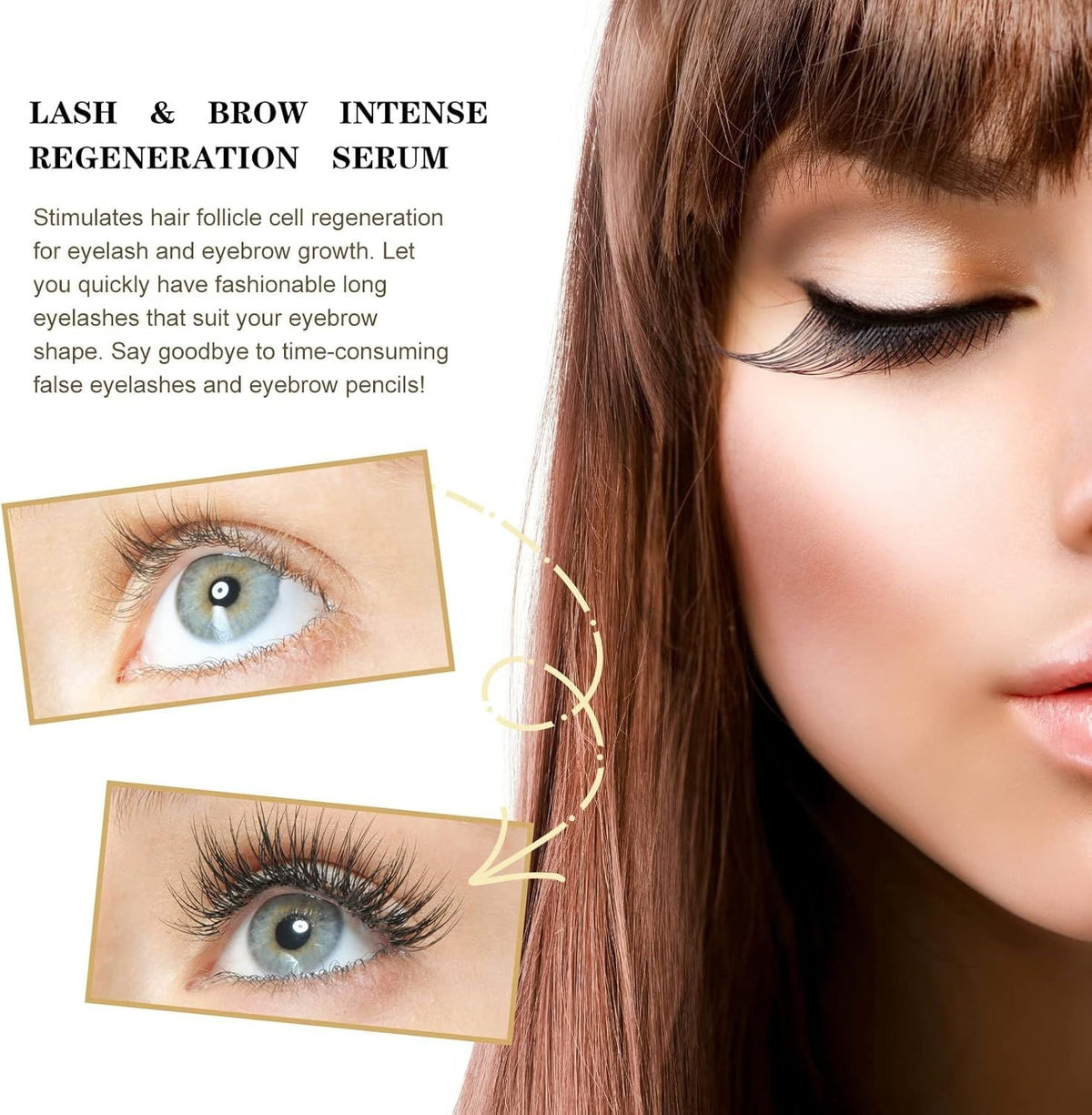 Lash & Brow Intense Regeneration Serum – Eyelash & Eyebrow Growth Booster