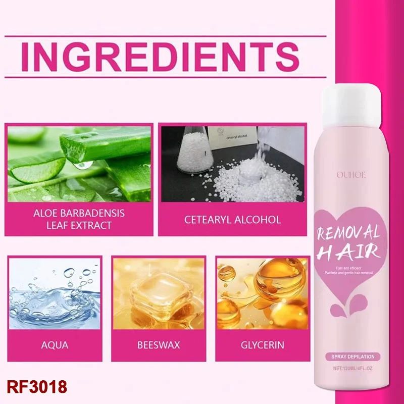 120ML Hair Removal Spray – Fast &amp; Painless Formula