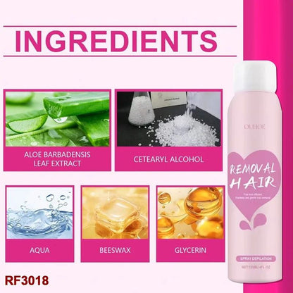 120ML Hair Removal Spray – Fast &amp; Painless Formula