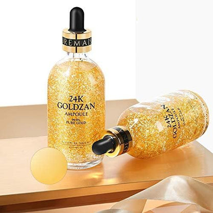 24K GOLDZAN Ampoule – 99.9% Pure Gold Brightening Serum
