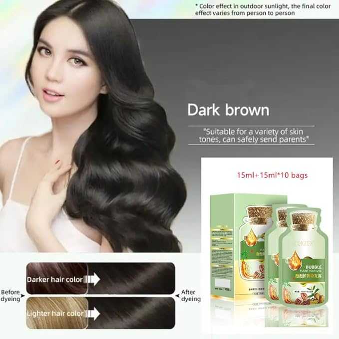 Bubble Plant Herbal Hair Dye – Mild Non-Irritating Color