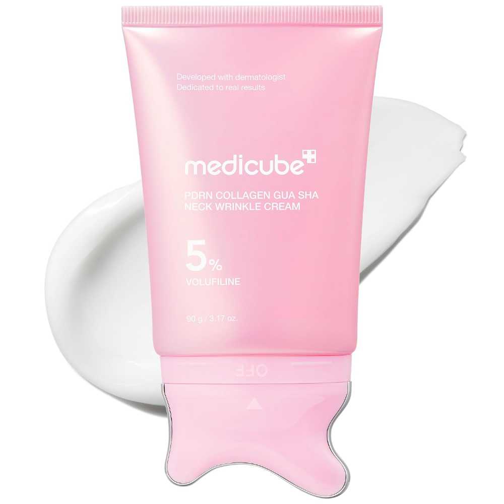 Medicube Neck Wrinkle Cream – Firming Gua Sha Applicator Cream