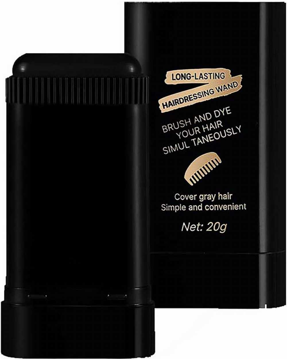 Black Hair Dye Stick – Instant Gray Coverage &amp; Root Touch Up