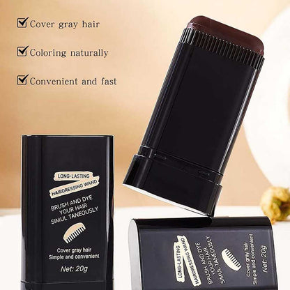 Black Hair Dye Stick – Instant Gray Coverage &amp; Root Touch Up