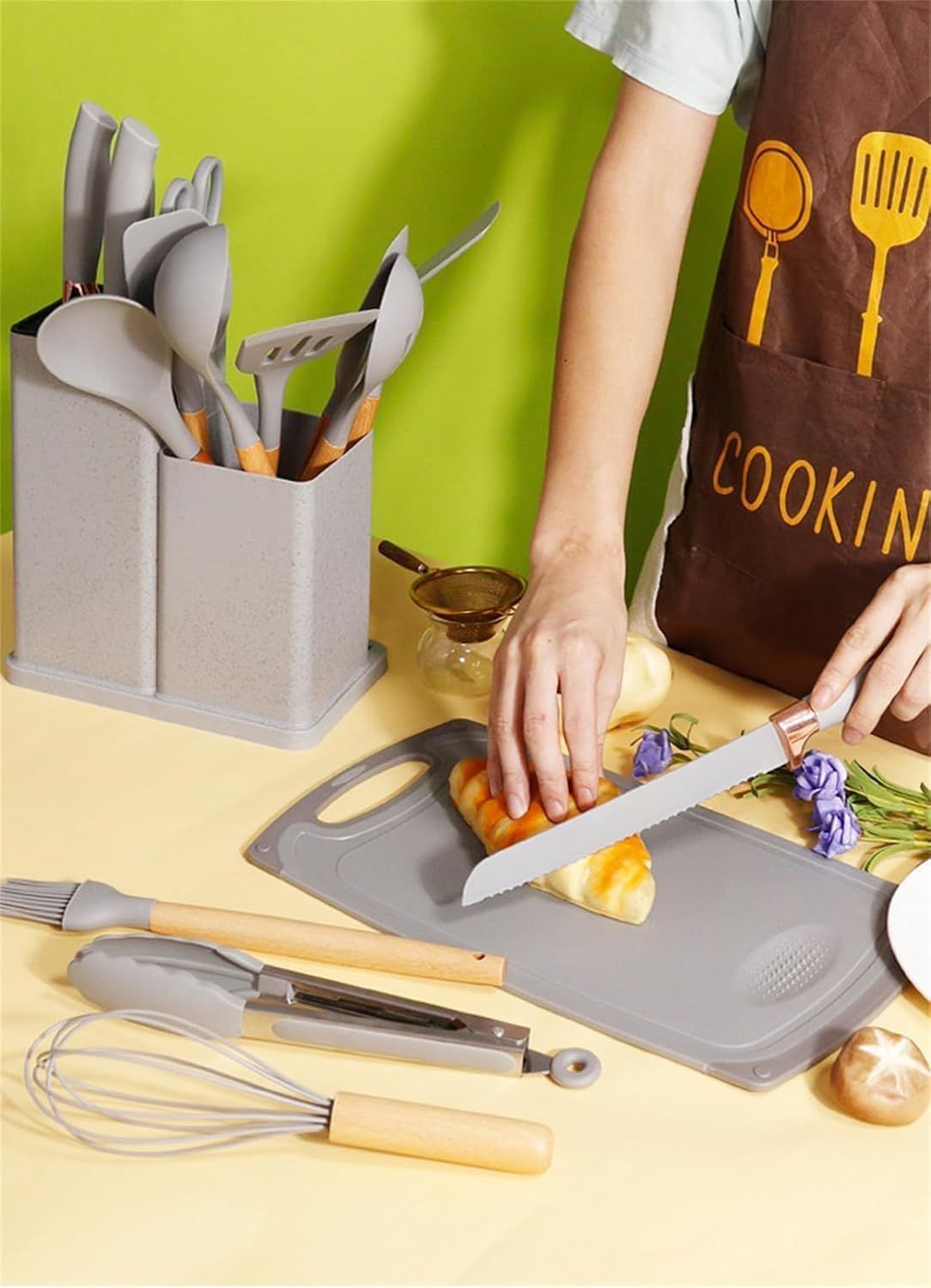 19-Piece Kitchen Utensil Set – Complete Cooking Tools Kit