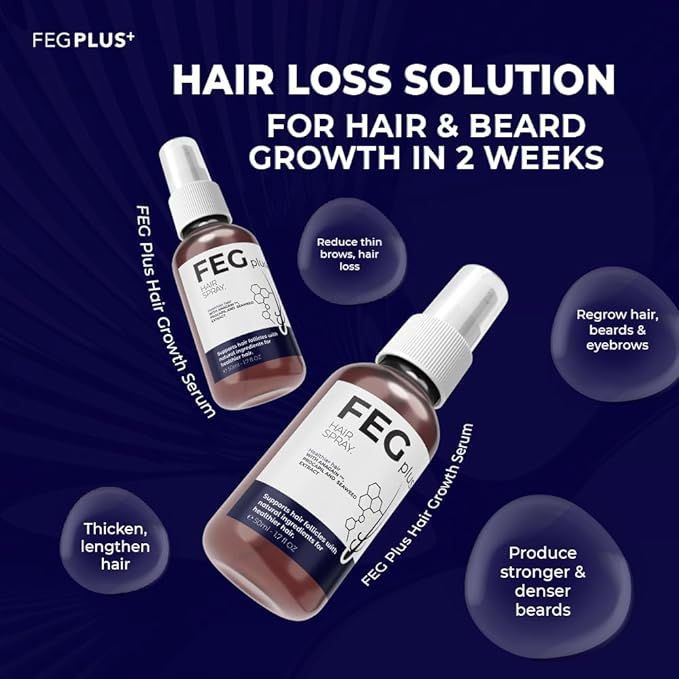 Hair Growth Spray PLUS – 5% Minoxidil Follicle Activator