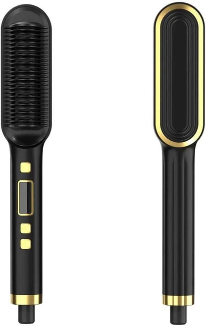 Ionic Hair Straightener Comb – Smooth &amp; Silky Styling Brush