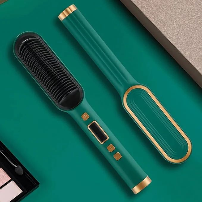 Ionic Hair Straightener Comb – Smooth &amp; Silky Styling Brush