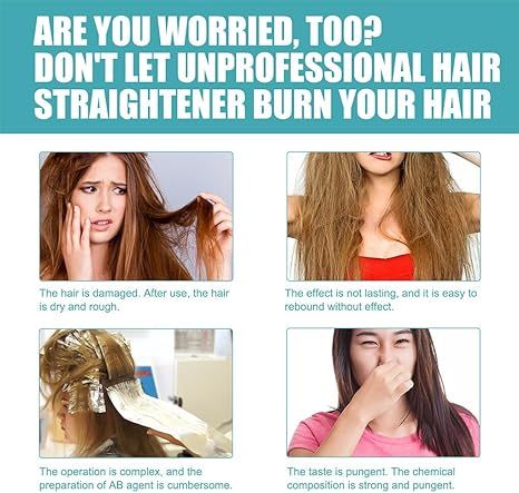 Protein Correction Hair Straightening Cream – Smoothing Treatment