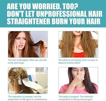 Protein Correction Hair Straightening Cream – Smoothing Treatment