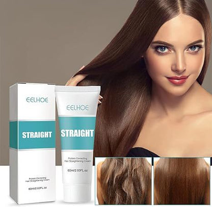 Protein Correction Hair Straightening Cream – Smoothing Treatment