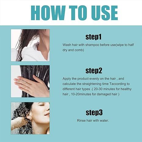 Protein Correction Hair Straightening Cream – Smoothing Treatment