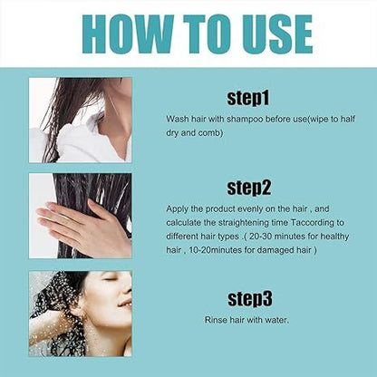 Protein Correction Hair Straightening Cream – Smoothing Treatment