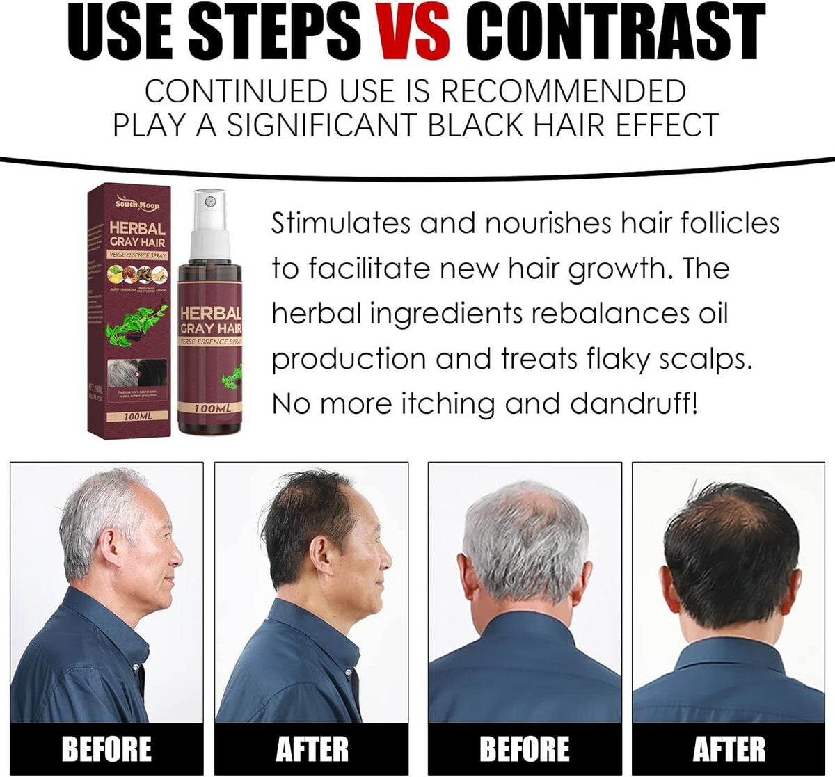 Herbal Hair Darkening Conditioner 100ML – Natural Anti-Loss Formula