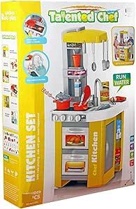 Kids Pretend Play Kitchen Set – Toy Cooking Playset for Ages 3+