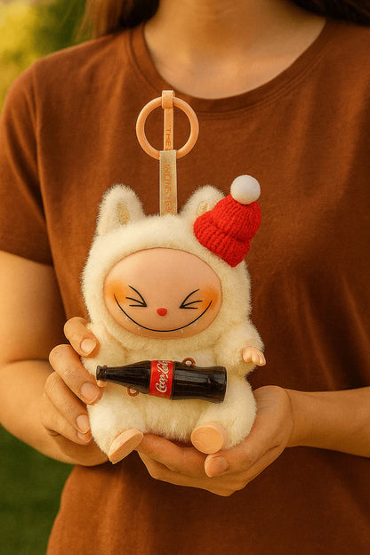 Labubu - Soft Plush Keychain