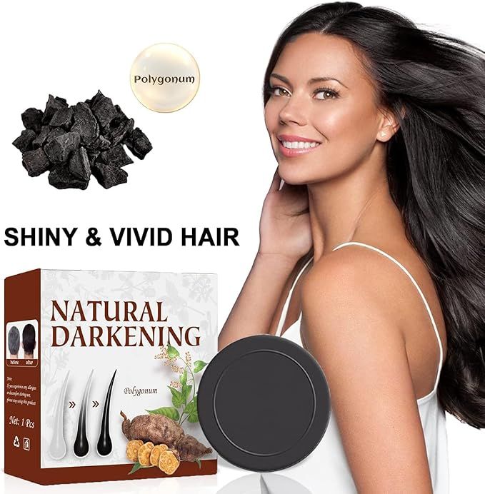 Natural Organic Hair Darkening Shampoo Bar &amp; Conditioner