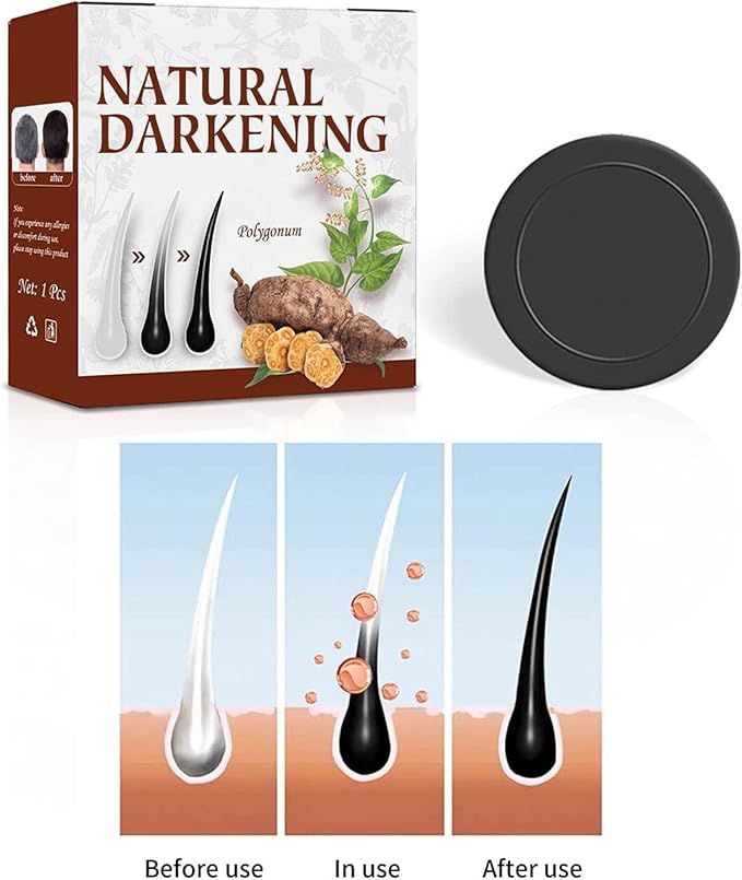 Natural Organic Hair Darkening Shampoo Bar &amp; Conditioner