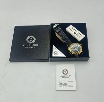 New Military USB Lighter Watch Men&