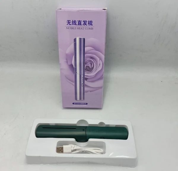 Portable Ionic Hair Straightener Comb – Frizz Control On-The-Go