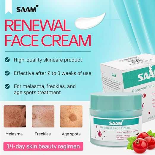 SAAM Renewal Face Cream – Melasma &amp; Dark Spot Correcting Cream
